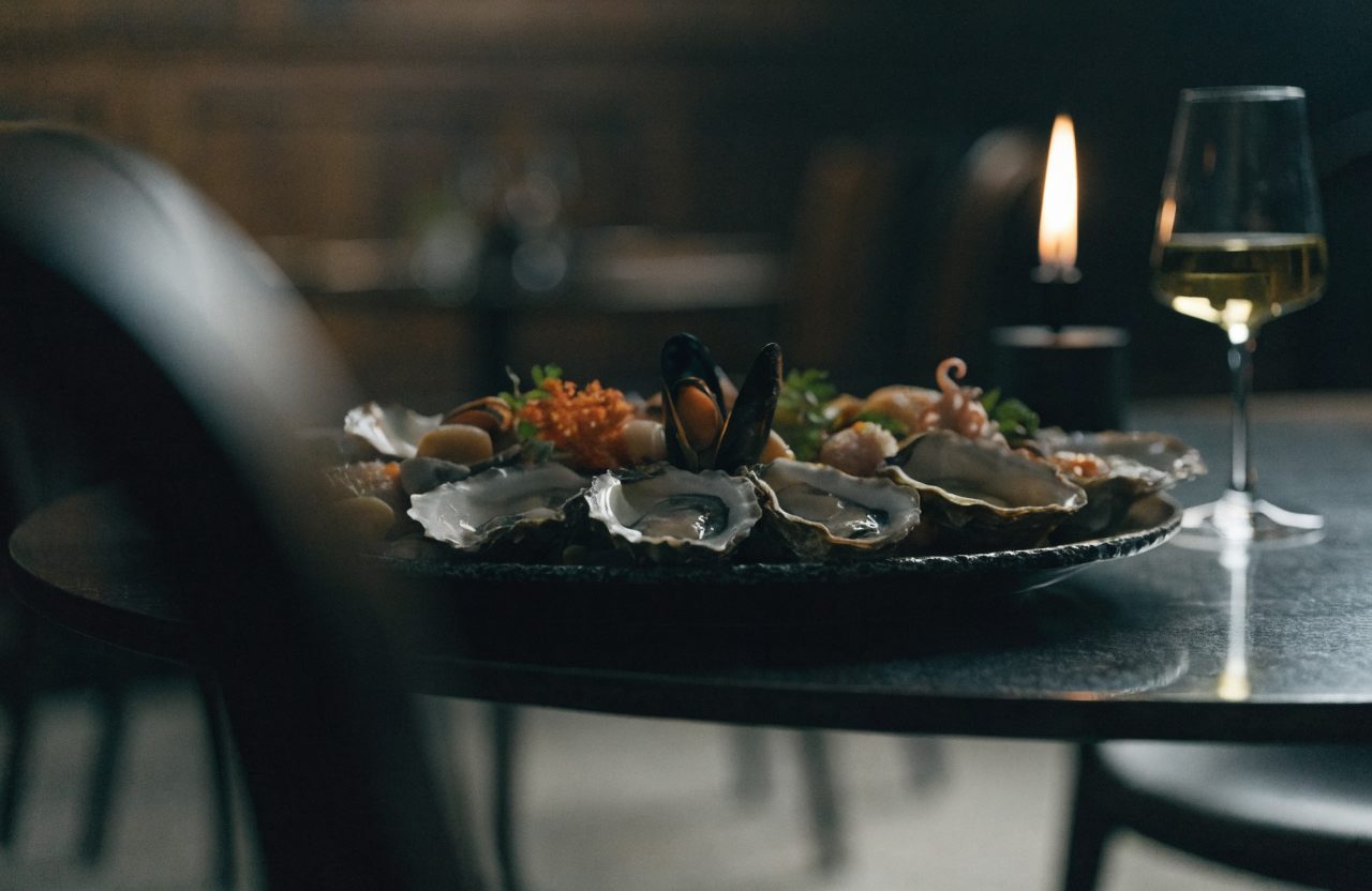 Plateau de fruits de mer.